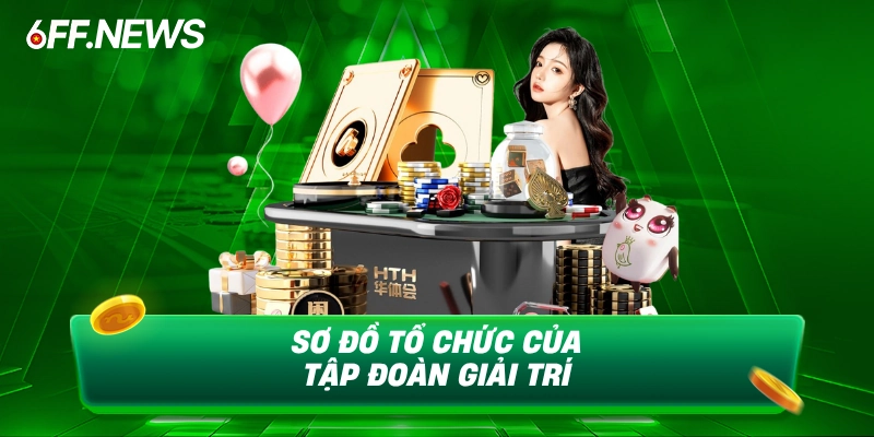Sơ đồ tổ chức của tập đoàn giải trí